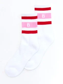 3 Pack Half Crew Stripe Sock
