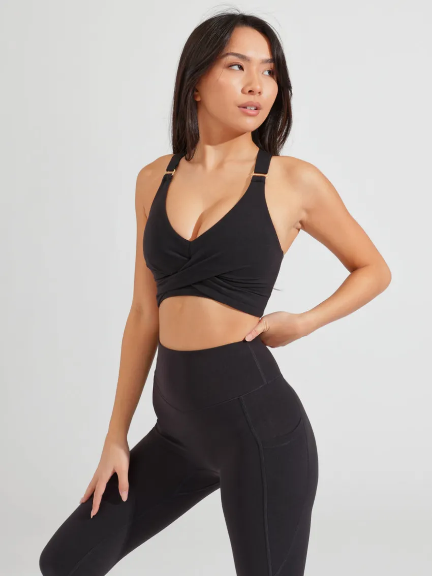 Candy Wrap Sports Bra