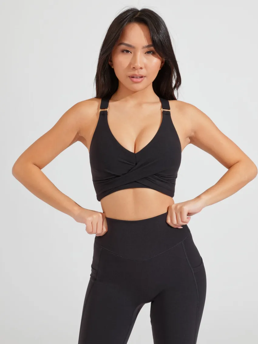 Candy Wrap Sports Bra