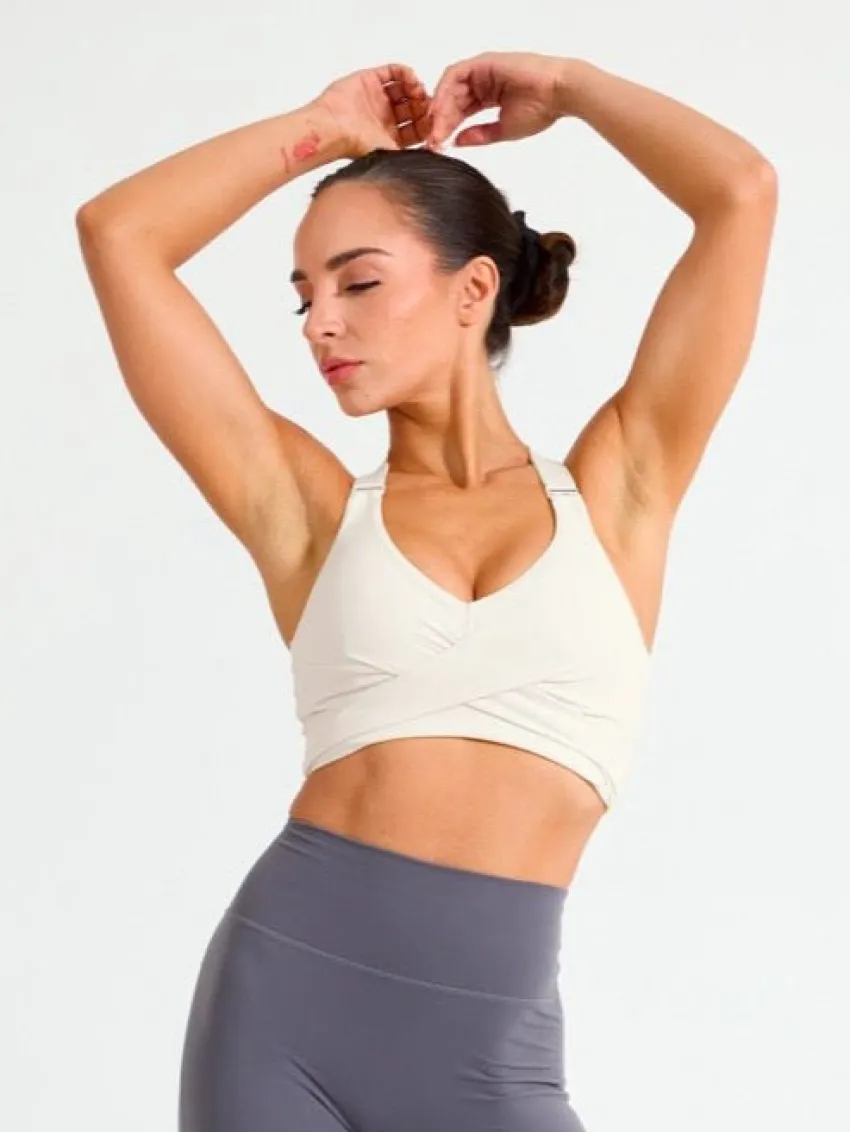 Candy Wrap Sports Bra