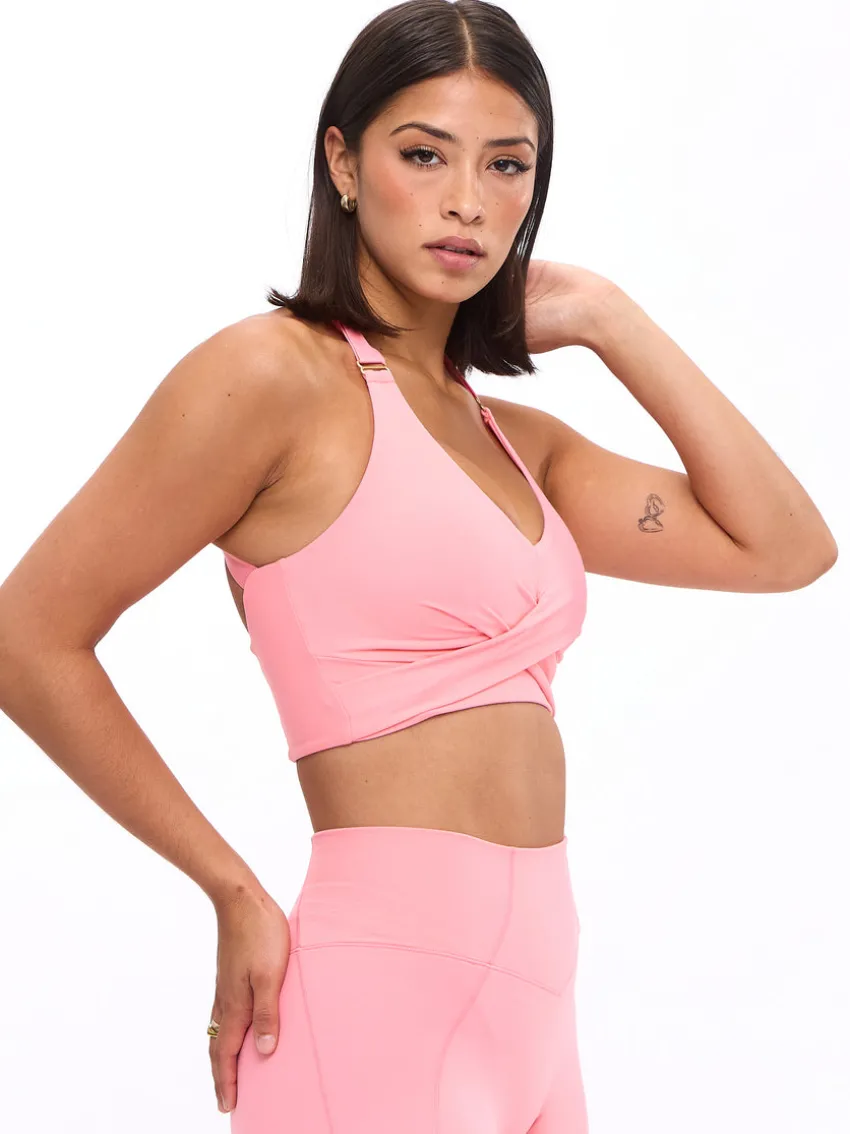 Candy Wrap Sports Bra