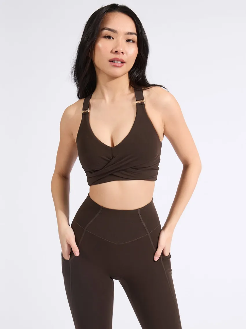Candy Wrap Sports Bra