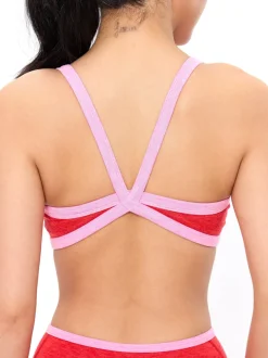 Dream Heather Contrast Sports Bra
