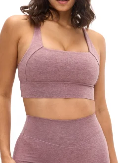 Dream Heather Square Neck Sports Bra