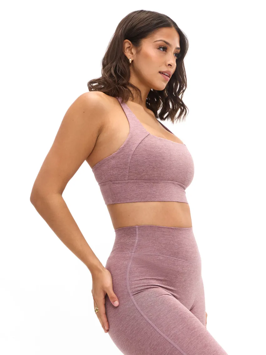Dream Heather Square Neck Sports Bra