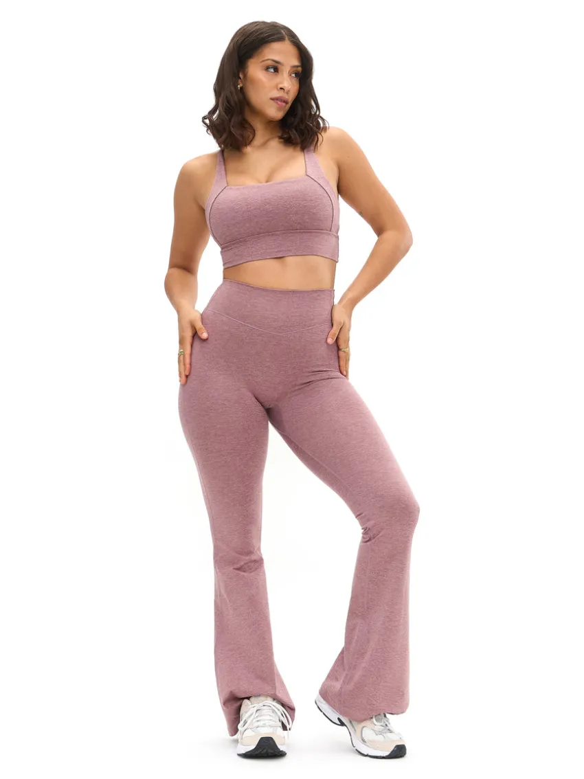 Dream Heather Square Neck Sports Bra