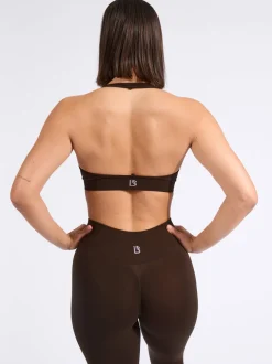 Halter Seamless Sports Bra