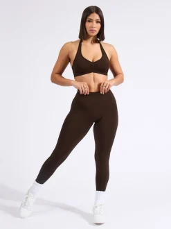 Halter Seamless Sports Bra