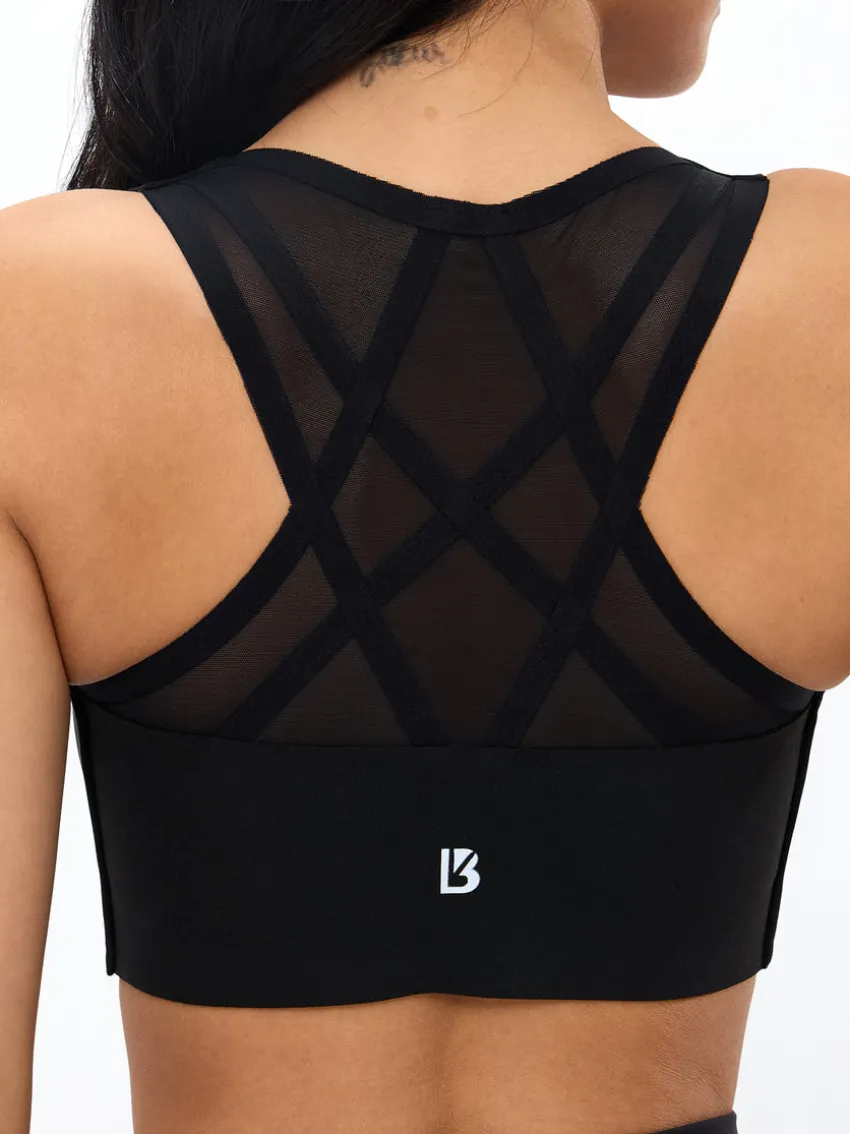 High Impact Zip Sports Bra