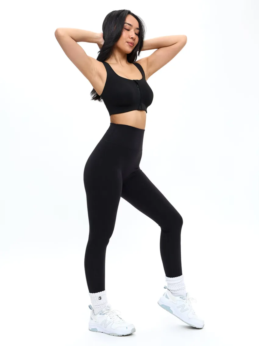 High Impact Zip Sports Bra
