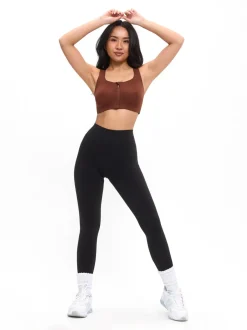 High Impact Zip Sports Bra