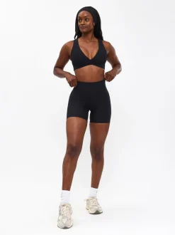 Material Girl Ribbed Short 6"