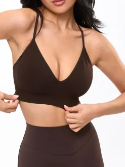Plunge Seamless Sports Bra
