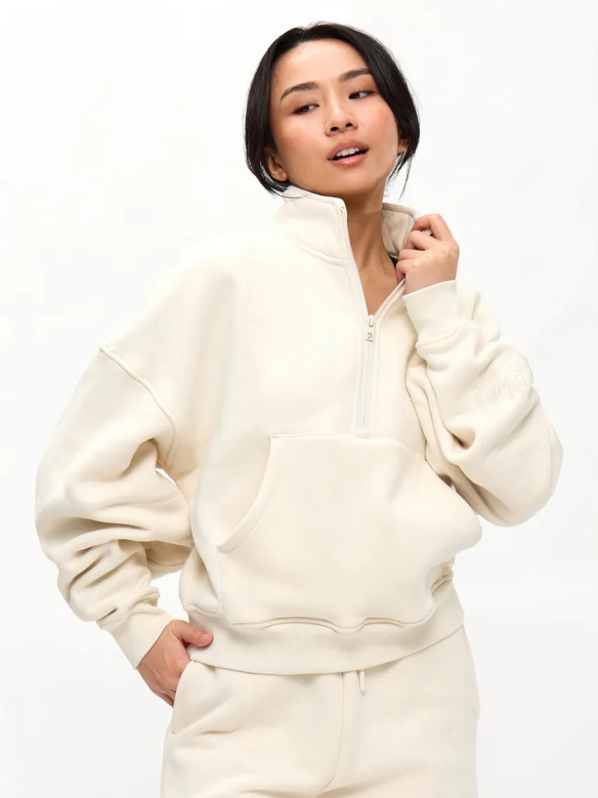 Plush Fleece Quarter Zip Pullover