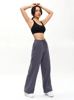 Plush Fleece Straight Leg Sweat Pant