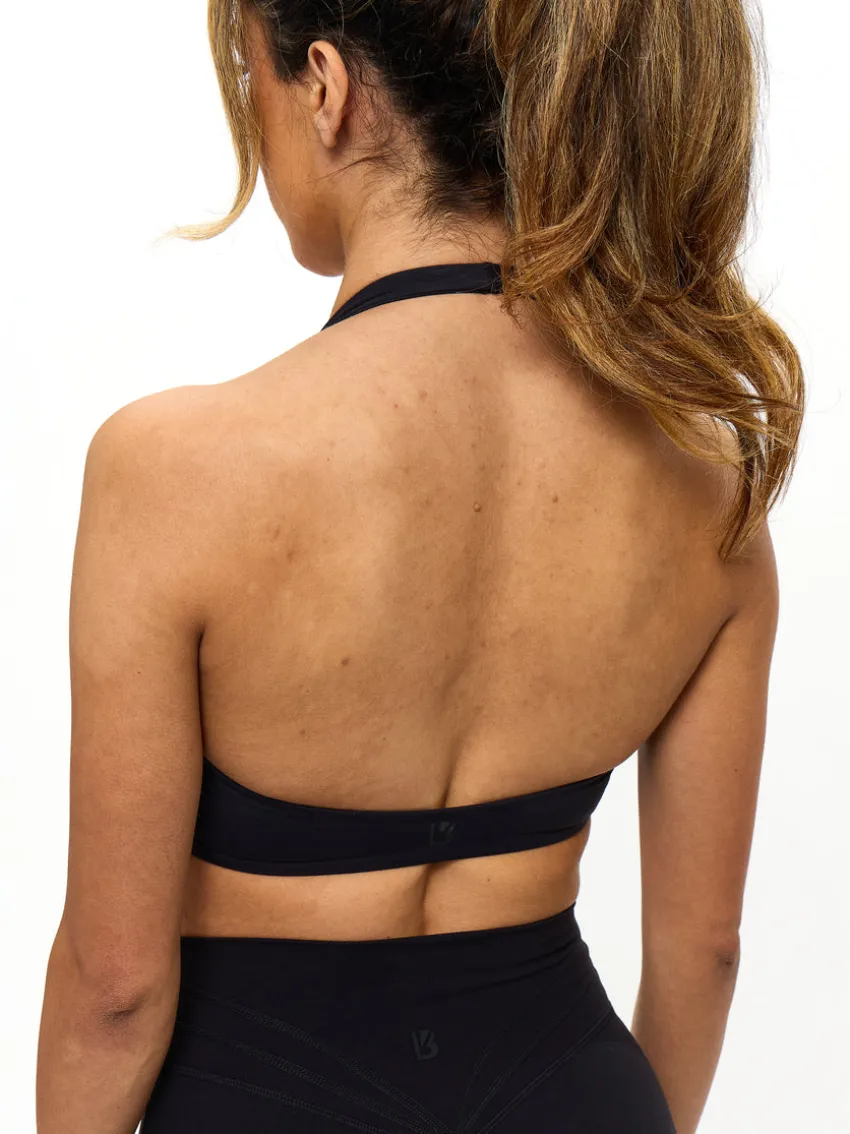 Poshknit Scrunch Halter Sports Bra