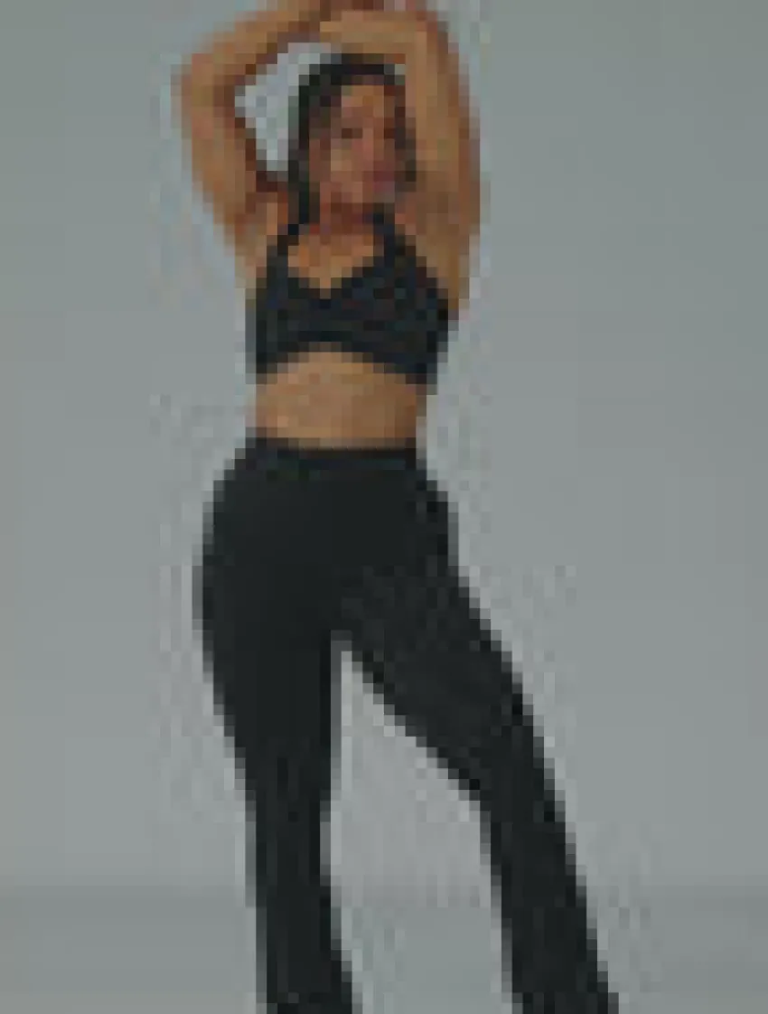 Poshknit Scrunch Halter Sports Bra