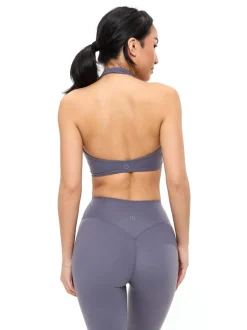 Poshknit Scrunch Halter Sports Bra