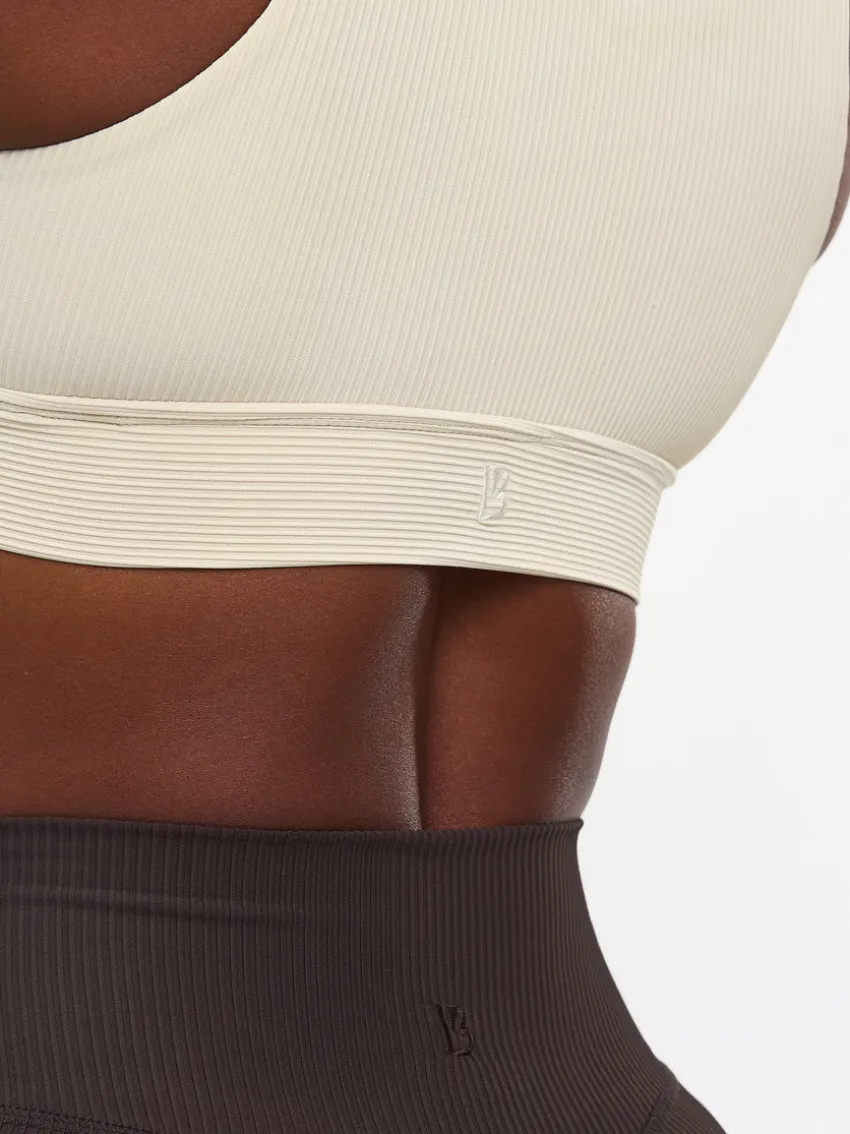 Ribbed Deep V Sports Bra