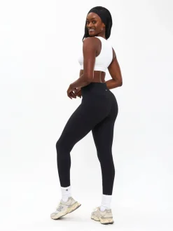 Ribbed Deep V Sports Bra