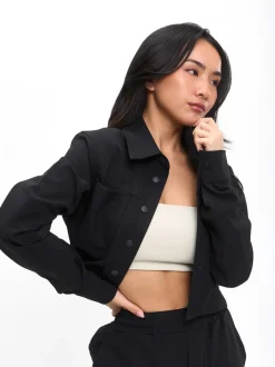 Snap Crop Jacket