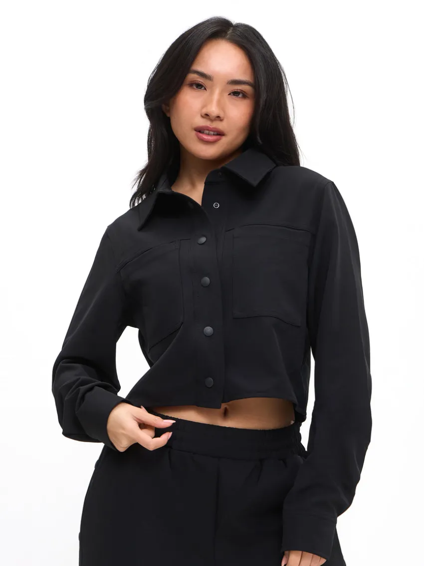 Snap Crop Jacket