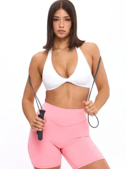 Twisted Halter Sports Bra
