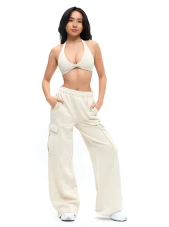Twisted Halter Sports Bra