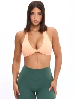 Twisted Halter Sports Bra